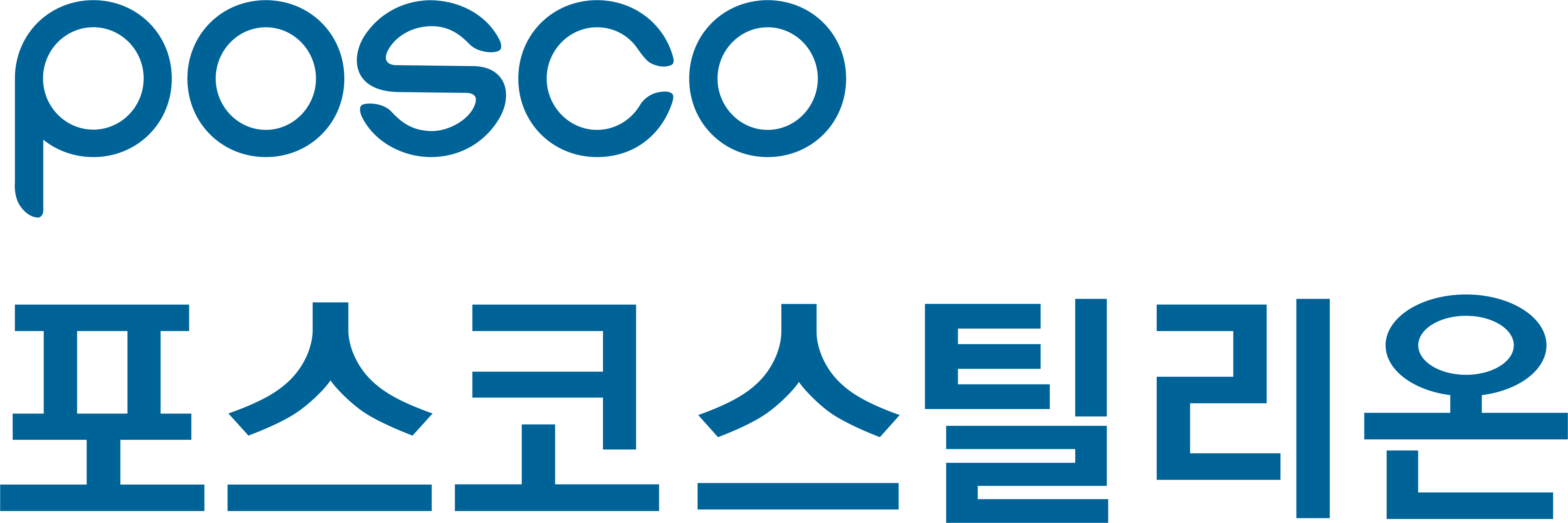 포스코스틸리온 로고